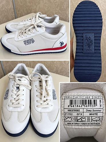 uspa: Продаю кроссовки USPA (U.S. Polo Assn.) Deep Summer Б/у. - Цвет — 1
