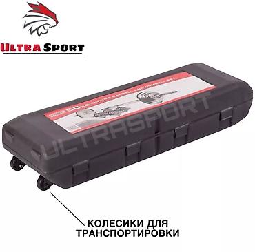 Гантели: Набор штанг и гантелей Ultra Sport в удобном кейсе. Включает в себя — 5