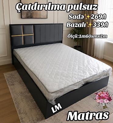 Yeni, İkinəfərlik çarpayı, Matras ilə lalafo.az -da Yeni, İkinəfərlik çarpayı, Matras ilə