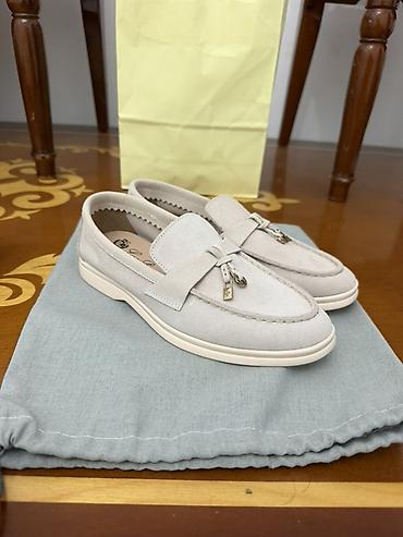 лоферы 37 38: Лоферы Loro Piana Summer Walk - Модель: Summer Walk - Материал верха — 2