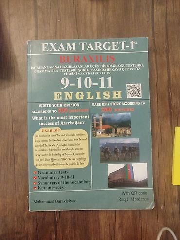 inglis dili kurs: Məhsul: Exam Target-1 – “Buraxılış” İngilis dili vəsaiti (9-10-11-ci — 1