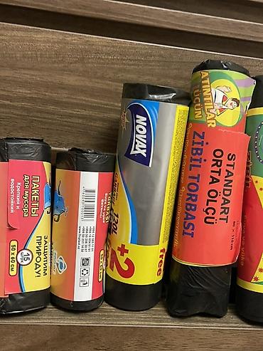 polietilen paket: Məişət üçün zibil torbaları – müxtəlif həcm və ölçülərdə rulonlar — 1