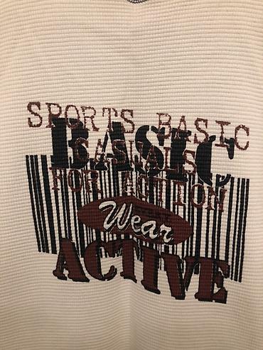 qarin yigan mayka: Qısaqol köynək – “Sports Basic / Wear Active” printli - Rəng: krem — 2