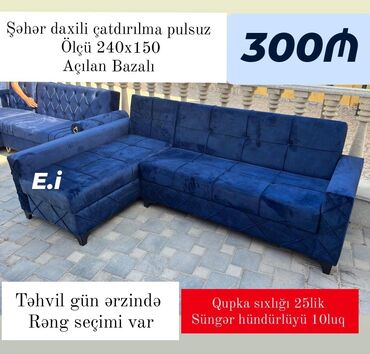 Komodlar: Künc divan, Açılan, Bazalı