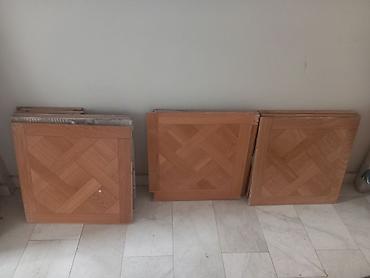 solon maları: Modul parket panelləri – dekorativ kvadrat format - Material: təbii — 3