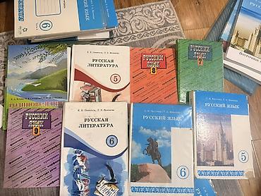 Подборка школьных учебников и рабочих тетрадей по русскому языку