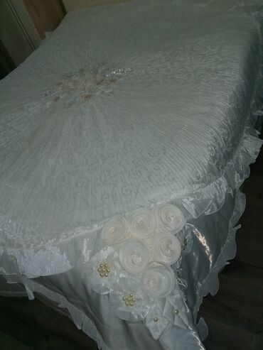 Örtüklər: Yataq üçün Yeni rəng - Ağ Yataq örtüyü — 2