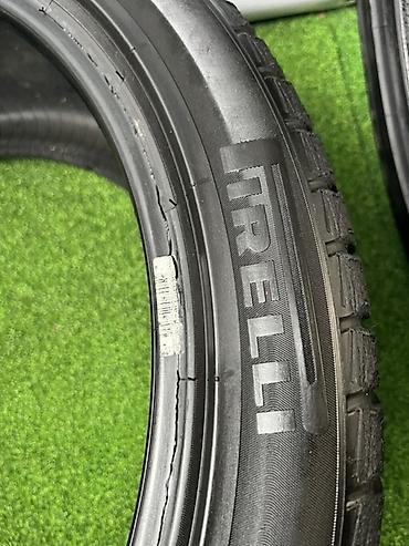 чёрные зимние: Шины 285 / 35 / R 20, Зима, Б/у, Пара, Легковые, Германия, Pirelli — 4