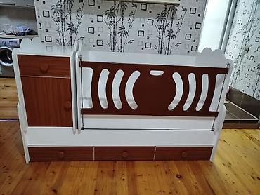 transformer masalar: Oğlan və qız üçün, İşlənmiş, Dördbucaq, Beşik, Dəstsiz, Matras ilə, Yellənmə mexanizmsiz — 3