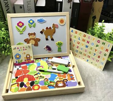 ящик для игрушки: Игрушка для детей,для развития мелкой меторики и мышления Животные