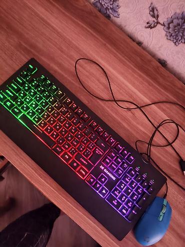 Настольные ПК и комплектующие: 2E Gaming klaviatura + simli kompüter siçanı dəsti - Tam ölçülü 2E — 1