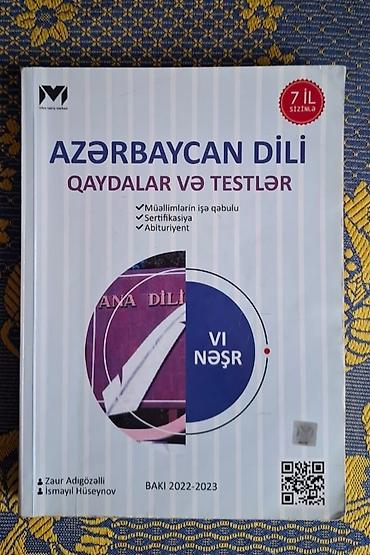 Məhsul: “Azərbaycan dili – Qaydalar və Testlər” (VI nəşr) Təsvir: - lalafo.az -da — 1 Məhsul: “Azərbaycan dili – Qaydalar və Testlər” (VI nəşr) Təsvir: - — 1