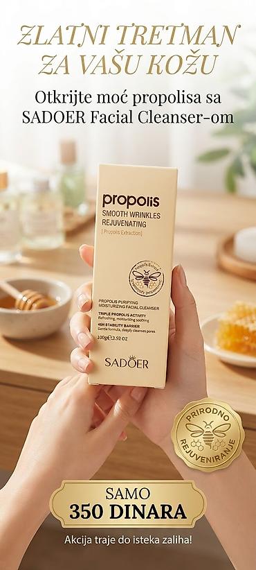 SADOER Propolis Facial Cleanser – zlatni tretman za vašu kožu -