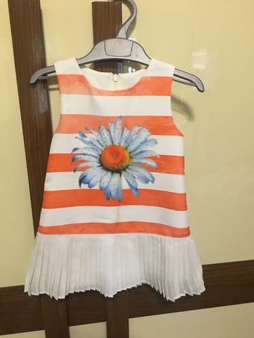 2 ci el donlar: Детское платье цвет - Оранжевый