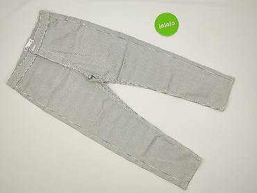 high waist: Spodnie materiałowe damskie, rozmiar M — 2