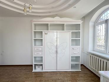 160: Спальный гарнитур, Б/у, Двуспальная кровать, Шкаф, Комод, Италия, Самовывоз, цвет - Белый — 1