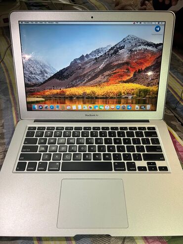 macbook air 16: Ноутбук, Apple, 2 ГБ ОЗУ, 13.1 ", Б/у, Для несложных задач, память SSD