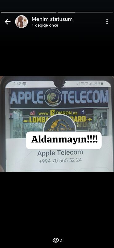 Telefonlar, planşetlər: Aldanmayın!!! Yalancı, aferistlerdi!!!