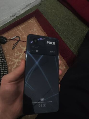 telefon na 4 sim karty: Poco X4 Pro 5G, Б/у, 128 ГБ, цвет - Черный, 2 SIM
