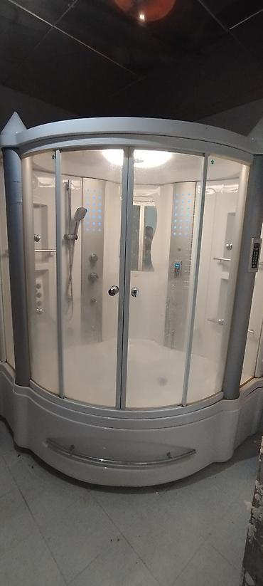 jakuzi hamam: Hidromassajlı duş kabinası və aksesuarları - Bütün funksiyaları ilə — 8