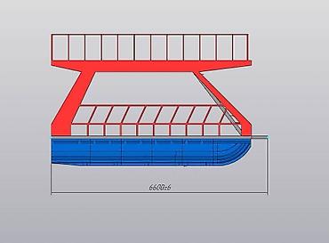 Водный транспорт: Катер, понтонный катер. Изготовление по заказу на заводе — 12