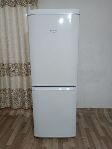 купить холодильник недорого бу: Холодильник Hotpoint Ariston, Б/у, Двухкамерный, De frost (капельный), 60 * 170 * 60