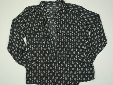 bluzki czarne damskie długi rekaw: L, stan - Bardzo dobry