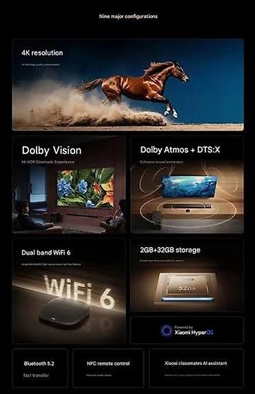 xiaomi mi box: Yeni Smart TV boks Xiaomi 4 GB / 64 GB, Android, Ödənişli çatdırılma — 2