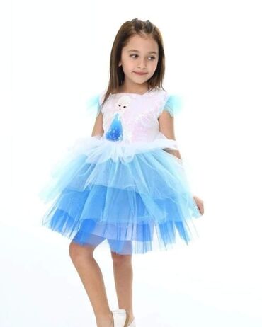 Haljine: Odmah dostupne Frozen haljinice u kompletu sa mašnom za kosu za — 4