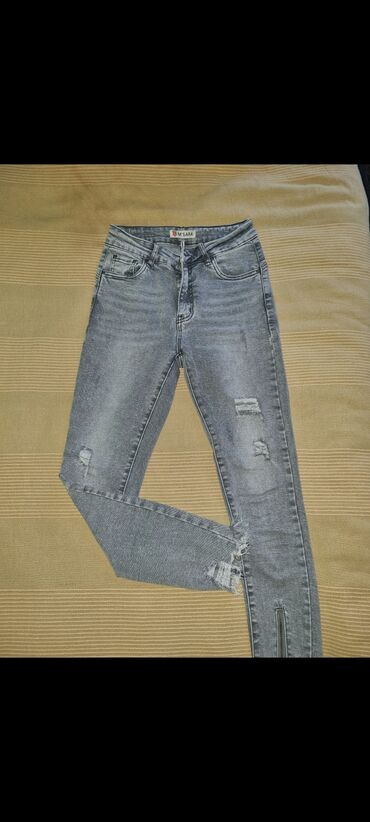 cipele sive nisu kozne: Jeans, Regular rise, Ripped