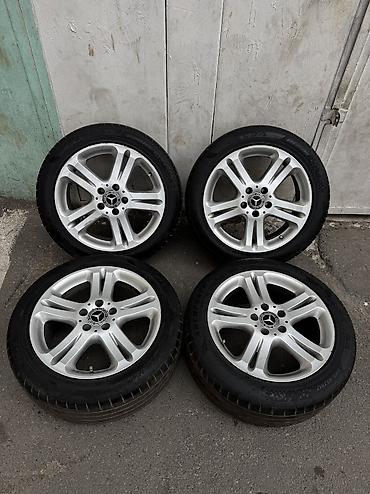 Disk təkərlər: W211 R17 Panarama diskleri, zavoddan masınımın usdunde gelen — 2