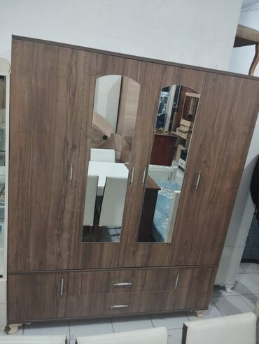 Dolablar: Yeni, Açılan, 4 qapılı Düz dolab, Qarderob, paltar dolabı — 12