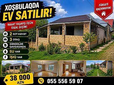 xosbulaq: Xoşbulaqda fərdi yaşayış evi - Torpaq sahəsi: 2 sot həyətyanı ərazi - — 1