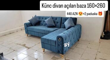 Künc divan, Yeni, Açılan, Bazalı, Parça, Şəhərdaxili pulsuz çatdırılma