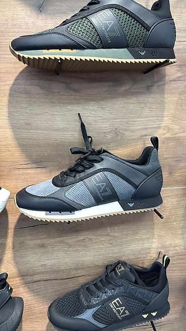куртка lining: Эркектердин кроссовкасы, 41.5, Emporio Armani, Жаңы, түсү - Боз, Өзү алып кетүү — 8