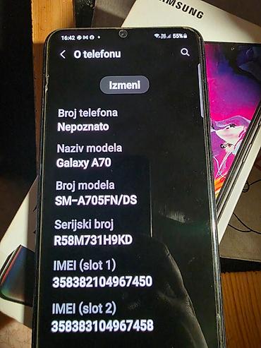 Samsung: Samsung Galaxy A70 6GB/128GB Simfree Model : Samsung Galaxy A70 Dual — 3