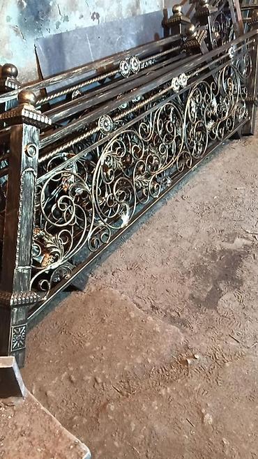 Изготовление перил: Изготовление перил Материал: Кованное железо, Наружные, Бесплатный замер — 208