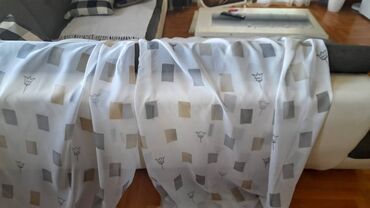 heklane zavese za kuhinju: Komplet od dve zavese Kao nov komplet od dve zavese Dimenzije