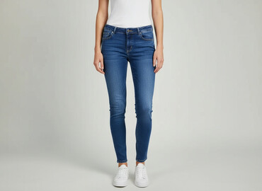 mohito spodnie jeansy: Jeansy damskie, rozmiar 2XS