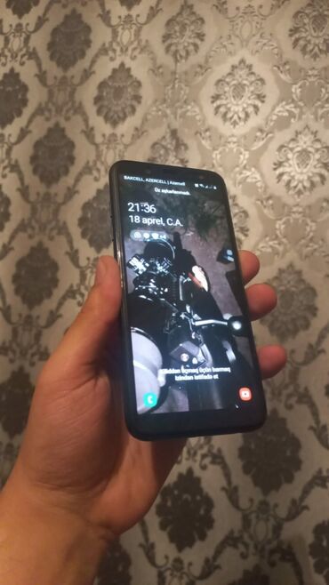samsung a6 2019: Samsung Galaxy A6, 32 GB, rəng - Qara, Sensor, Barmaq izi, Face ID