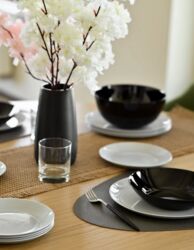 Посуда столовая: Посуда «Luminarc “
Набор на 6 персон-19шт в комплекте — 8