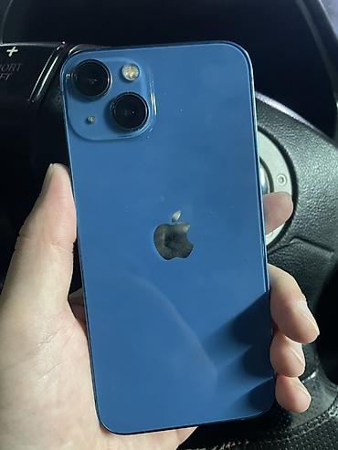 аефон 12: IPhone 13, Б/у, Синий, Кабель, 83 % — 1
