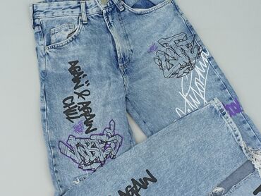 legginsy z futerkiem damskie: Bershka, Джинси жіночі, розмір XS