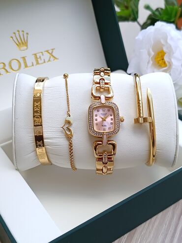 Saat dəstləri: Yeni, Klassik Saat dəsti, rəng - Qızılı -da lalafo.az — 4 Saat dəstləri: Yeni, Klassik Saat dəsti, rəng - Qızılı — 4