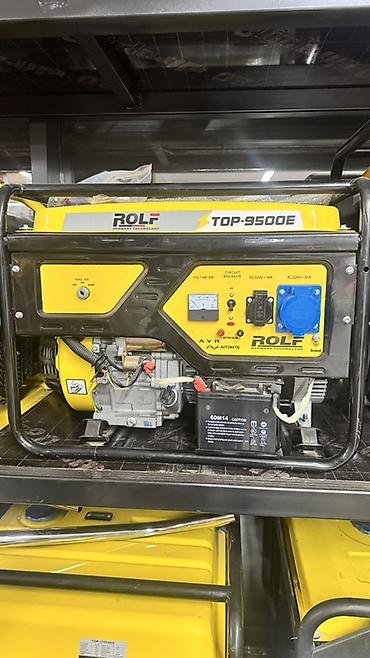 Генераторы: Бензиновая электростанция ROLF TOP-9500E Основные характеристики: - — 1
