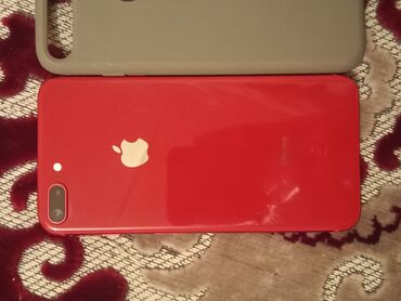 оперативная память ddr2: IPhone 8 Plus, Б/у, 64 ГБ, Красный, Чехол, 76 %