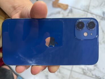 mini phone: IPhone 12 mini, 64 GB, Mavi, Barmaq izi, Face ID