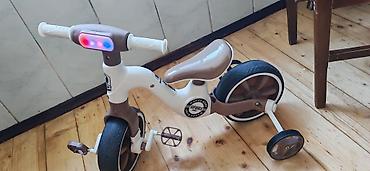 velo teker: Uşaq üçtəkərli velosipedi – BestTrike - Rəng: ağ/qəhvəyi - Sükanın — 1