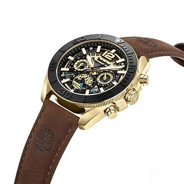 Ručni satovi: AKCIJA - TIMBERLAND Marshfield TDWGF0041702 - 44mm - Zlatna Potpuno — 4