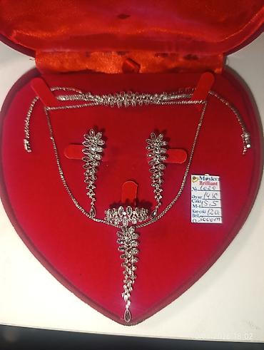 Zərgərlik dəstləri: Ağ qızıl, 585 Əyar — 4